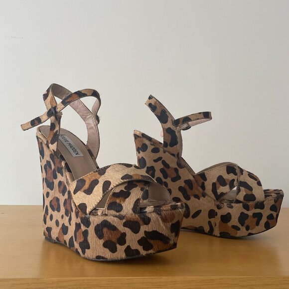 Steve Madden Leopard Wedges - Picture 4 of 16